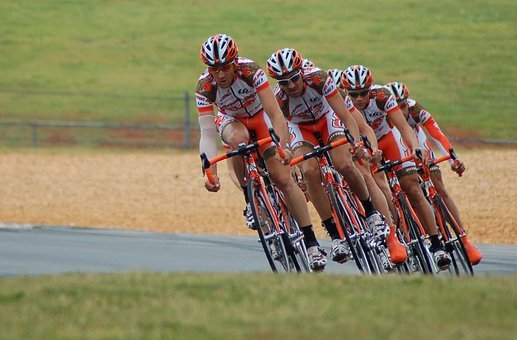 Practicando el ciclismo 